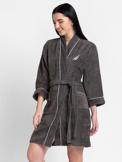 Luxurious Ultra Soft Bath Robe <small> (solid-navy)</small>