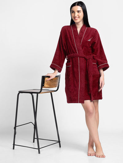 Luxurious Ultra Soft Bath Robe <small> (solid-coral)</small>