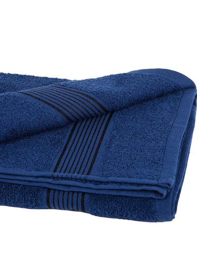 Quick Dry 100% Cotton Soft Terry Towel <small> (solid-navy blue)</small>