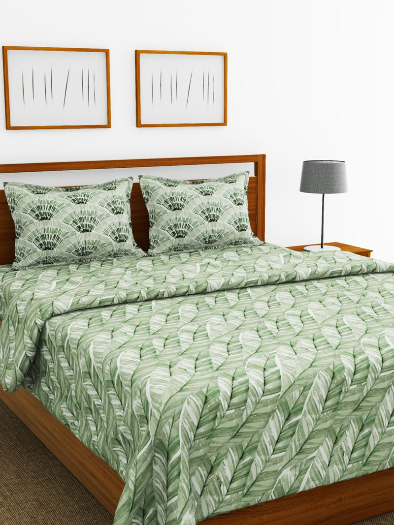 226_Victoria Soft 100% Cotton Double Comforter with 1 Double Bedsheet 2 pillow covers, for ac room_COMF1204_1