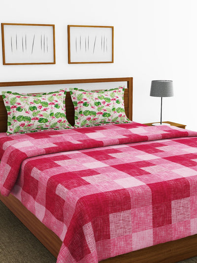 226_Victoria Soft 100% Cotton Double Comforter with 1 Double Bedsheet 2 pillow covers, for ac room_COMF1205_1