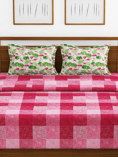 226_Victoria Soft 100% Cotton Double Comforter with 1 Double Bedsheet 2 pillow covers, for ac room_COMF1205_2