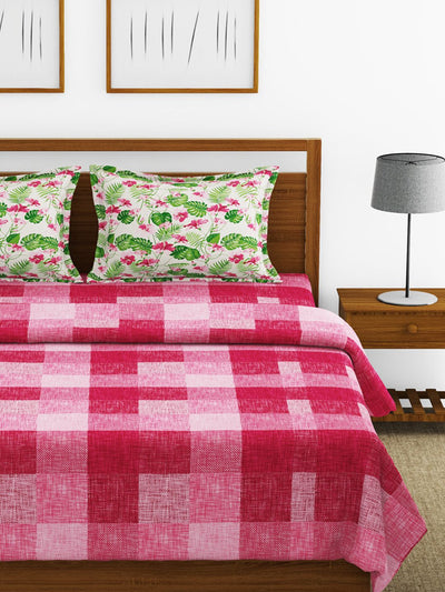 226_Victoria Soft 100% Cotton Double Comforter with 1 Double Bedsheet 2 pillow covers, for ac room_COMF1205_3