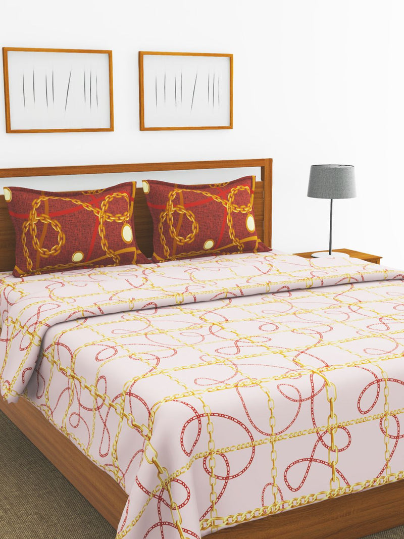 226_Victoria Soft 100% Cotton Double Comforter with 1 Double Bedsheet 2 pillow covers, for ac room_COMF1213_1