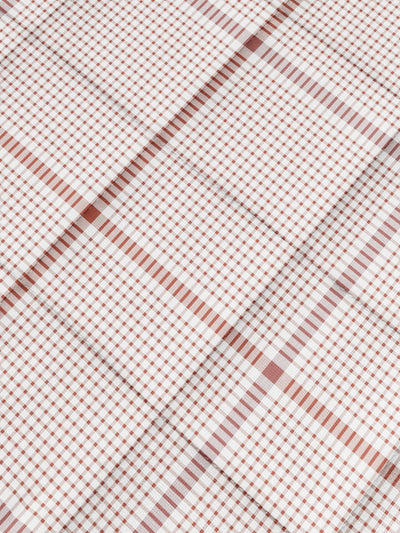 Super Soft 100% Cotton Fabric Comforter For All Weather <small> (checks-pink/red)</small>