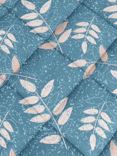 Super Soft Microfiber Double Comforter For All Weather <small> (floral-blue)</small>