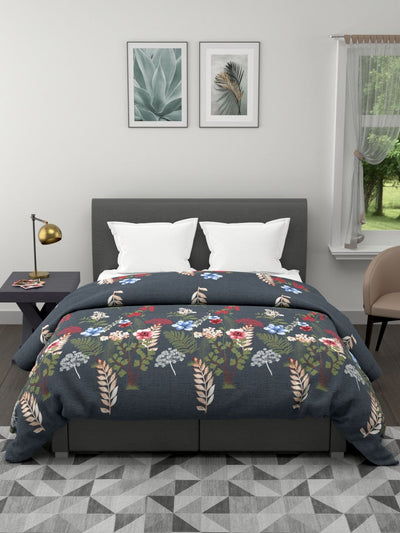 Super Soft Microfiber Double Comforter For All Weather <small> (floral-multi)</small>