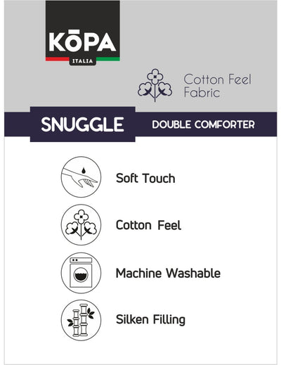 Super Soft Microfiber Double Comforter For All Weather <small> (geometric-multi)</small>