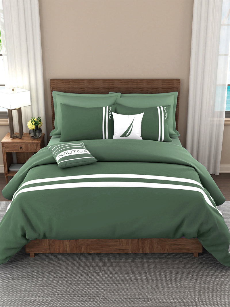 Luxurious 100% Egyptian Satin Cotton Comforter For All Weather <small> (solid-lt.olive)</small>