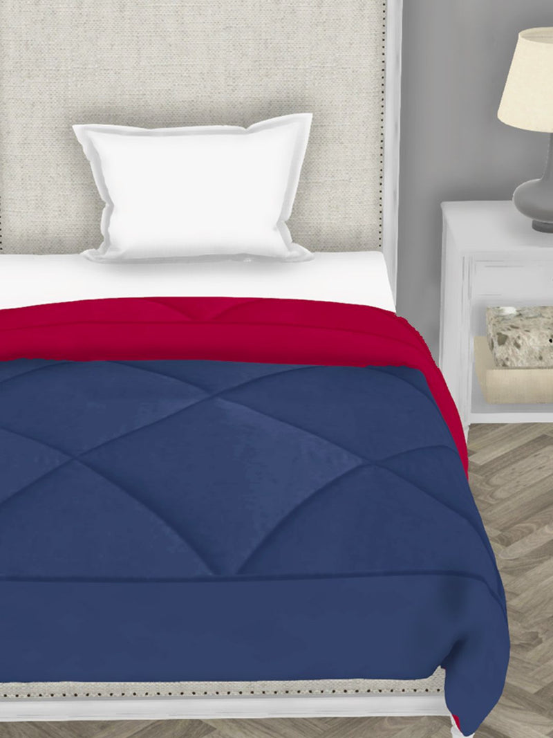Air Cool Microfiber Reversible Comforter For All Weather <small> (abstract-fall/grey)</small>