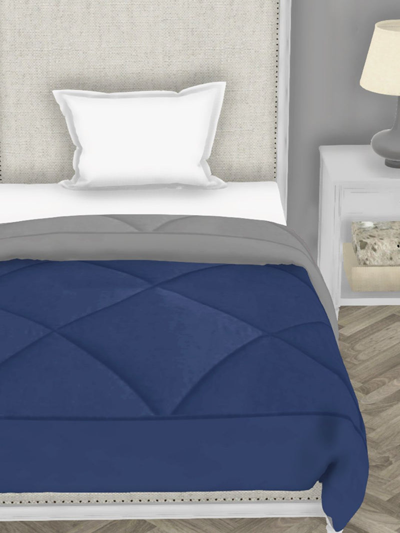 Air Cool Microfiber Reversible Comforter For All Weather <small> (abstract-fall/mint)</small>