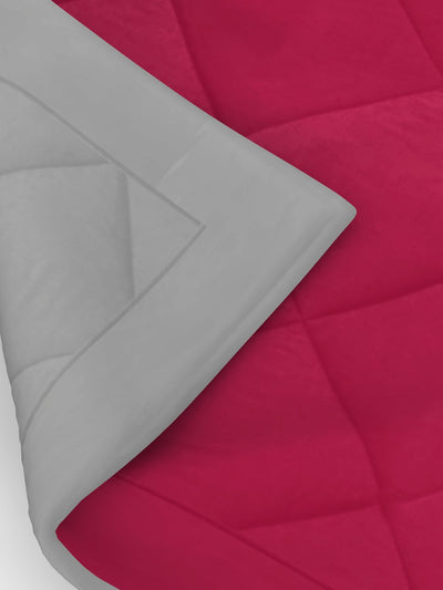 Air Cool Microfiber Reversible Comforter For All Weather <small> (abstract-fall/pink)</small>