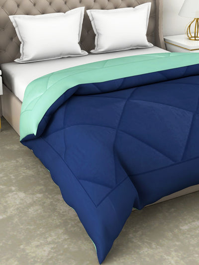 Air Cool Microfiber Reversible Comforter For All Weather <small> (abstract-fall/grey)</small>