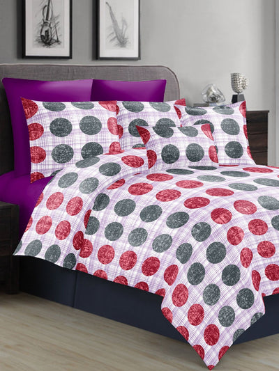 226_Victoria Soft 100% Cotton Double Comforter with 1 Double Bedsheet 2 pillow covers, for ac room_COMF871A_1