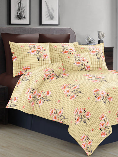 226_Victoria Soft 100% Cotton Double Comforter with 1 Double Bedsheet 2 pillow covers, for ac room_COMF877A_1