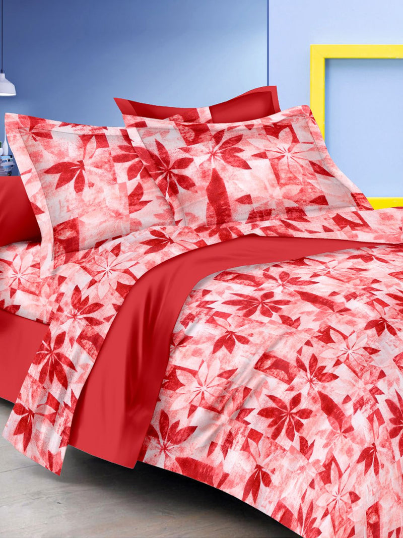 226_Victoria Soft 100% Cotton Double Comforter with 1 Double Bedsheet 2 pillow covers, for ac room_COMF903A_1
