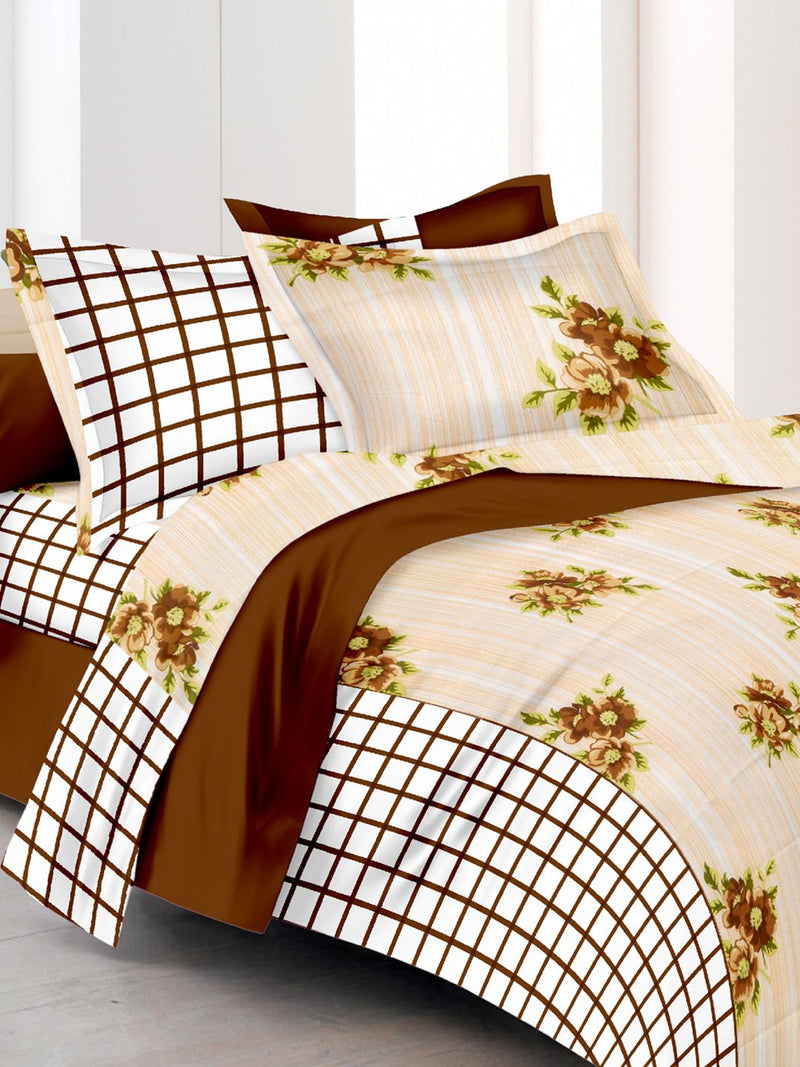 226_Victoria Soft 100% Cotton Double Comforter with 1 Double Bedsheet 2 pillow covers, for ac room_COMF911A_1