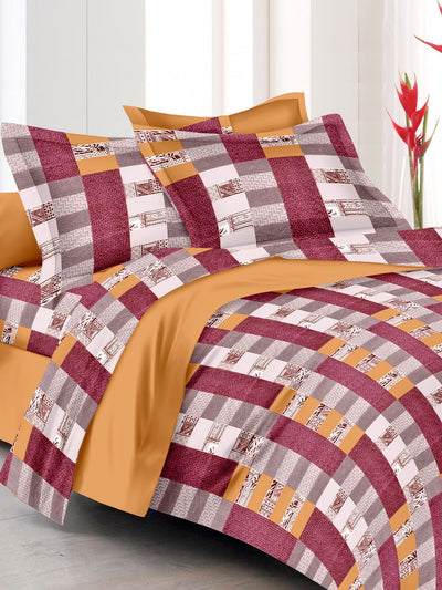 226_Victoria Soft 100% Cotton Double Comforter with 1 Double Bedsheet 2 pillow covers, for ac room_COMF921A_1