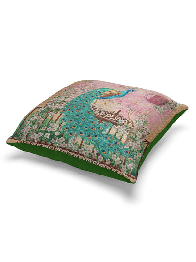 Designer Digital Printed Silky Smooth Cushion Covers <small> (animal print-turq)</small>