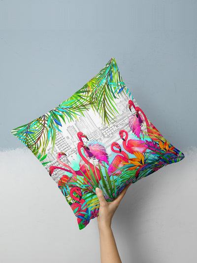Designer Digital Printed Silky Smooth Cushion Covers <small> (animal print-pink/green)</small>