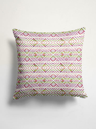 Decorative Hand Loom Cotton Jute Cushion Covers <small> (abstract-multi)</small>