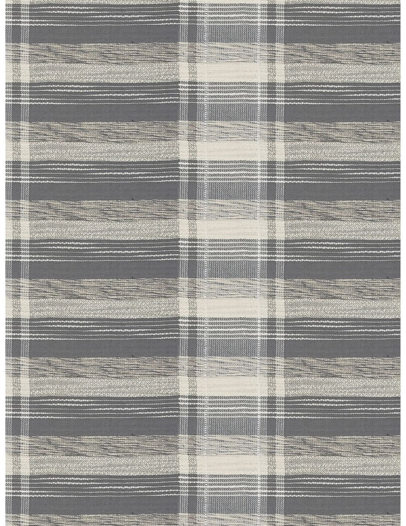 Decorative Hand Loom Cotton Jute Cushion Covers <small> (checks-grey/beige)</small>