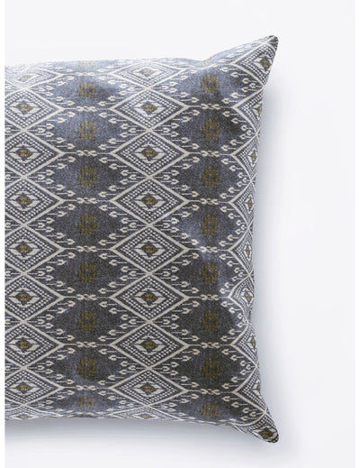 Decorative Hand Loom Cotton Jute Cushion Covers <small> (ornamental-grey/gold)</small>