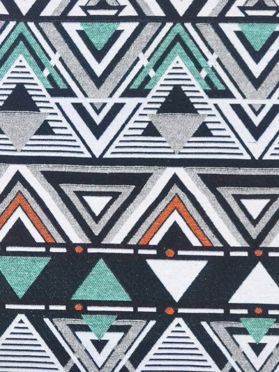Decorative Hand Loom Cotton Jute Cushion Covers <small> (geometric-black/multi)</small>