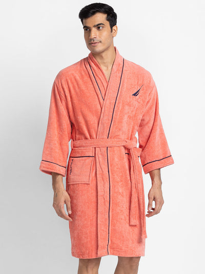 Luxurious Ultra Soft Bath Robe <small> (solid-coral)</small>