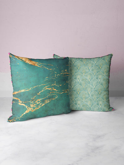 226_Suzane Designer Reversible Printed Silk Linen Cushion Covers_C_CUS195_CUS196_B_1