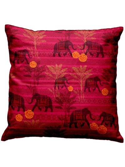 Designer Digital Printed Silky Smooth Cushion Covers <small> (animal print-red/black)</small>