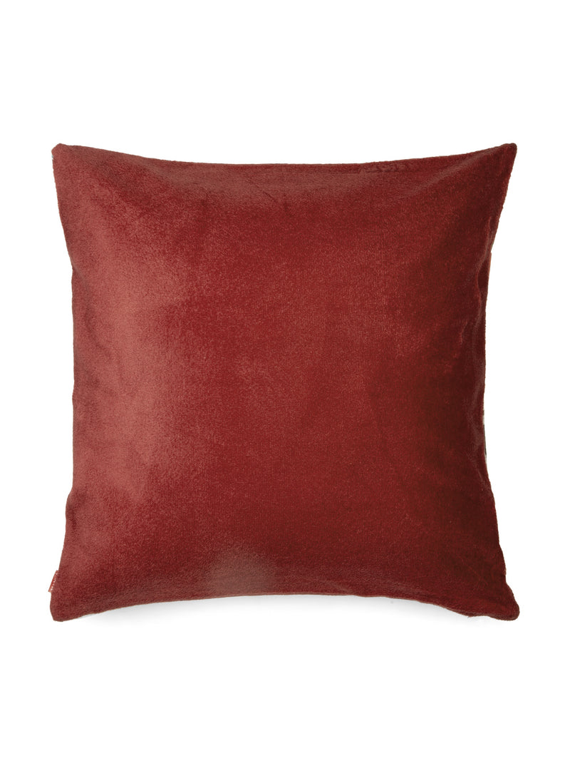 Designer Digital Printed Silky Smooth Cushion Covers <small> (ruyal-red/black)</small>
