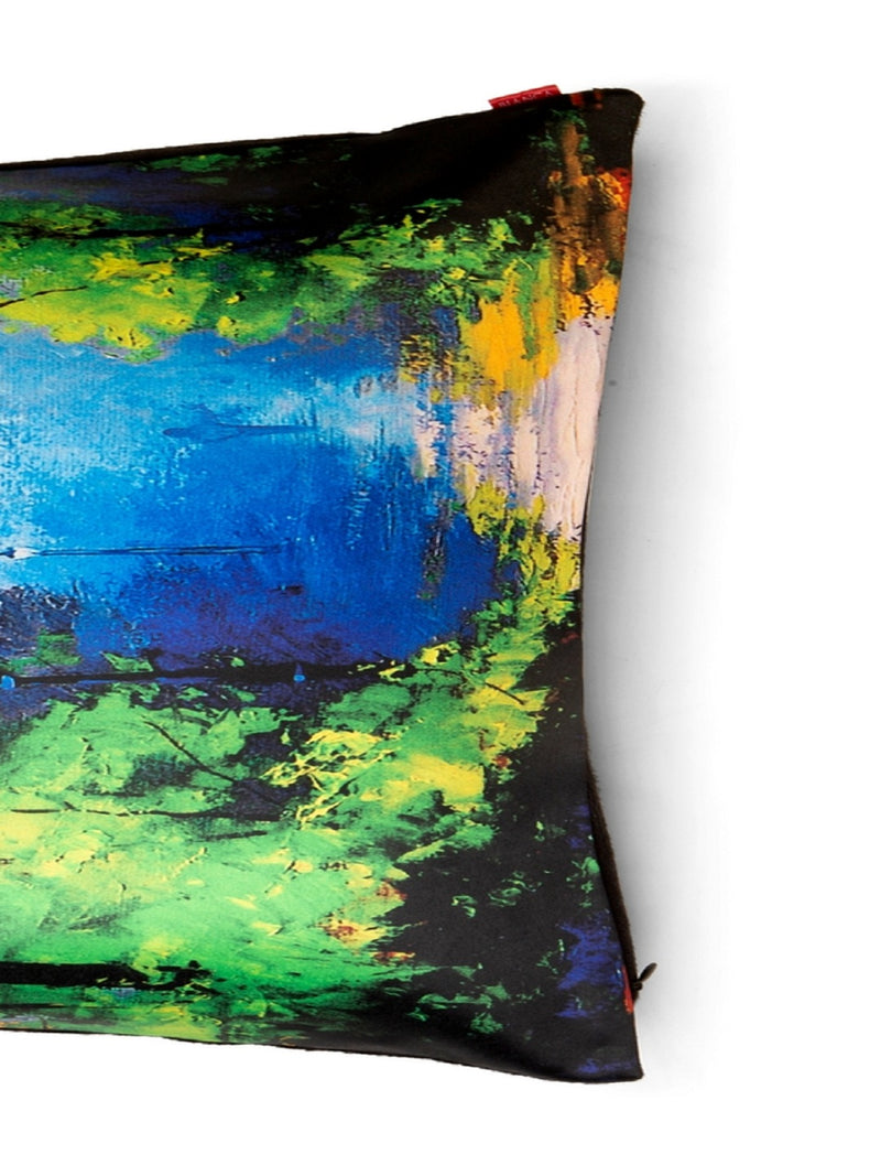 Designer Digital Printed Silky Smooth Cushion Covers <small> (abstract-multi)</small>
