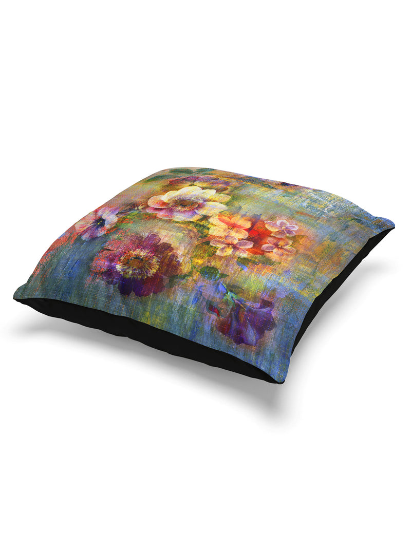 Designer Digital Printed Silky Smooth Cushion Covers <small> (floral-multi)</small>