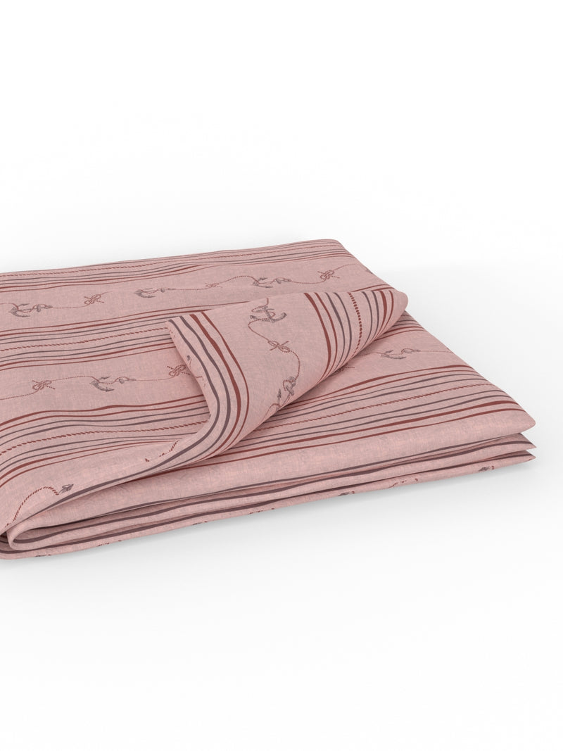 Super Soft 100% Cotton Blanket With Pure Cotton Flannel Filling <small> (abstract-pink/maroon)</small>
