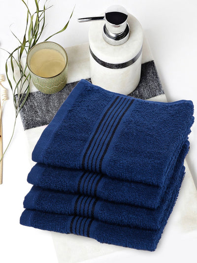 Quick Dry 100% Cotton Soft Terry Towel <small> (solid-navy blue)</small>