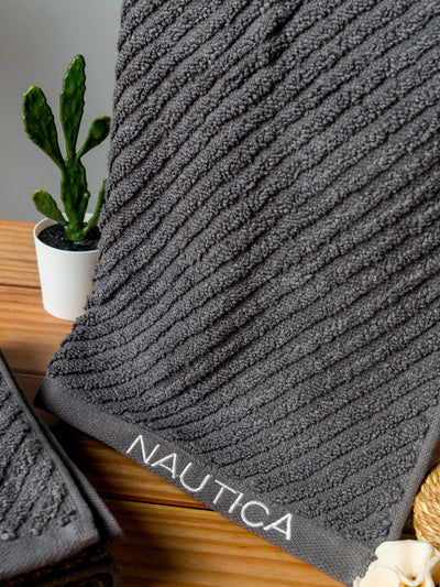 Fluffy Zero Twist 100% Cotton Towel <small> (solid-steel grey)</small>