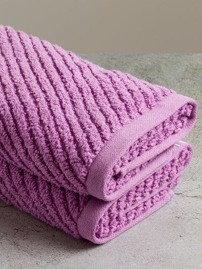 Fluffy Zero Twist 100% Cotton Towel <small> (solid-grapemist)</small>