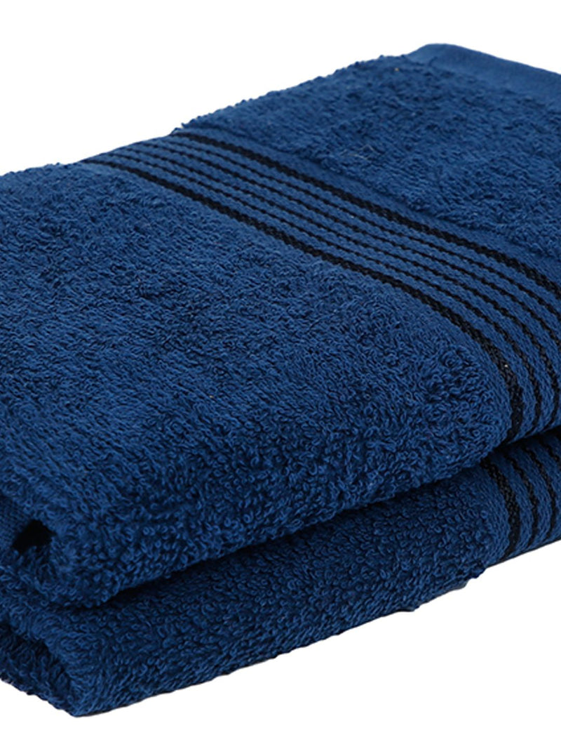 Quick Dry 100% Cotton Soft Terry Towel <small> (solid-navy blue)</small>