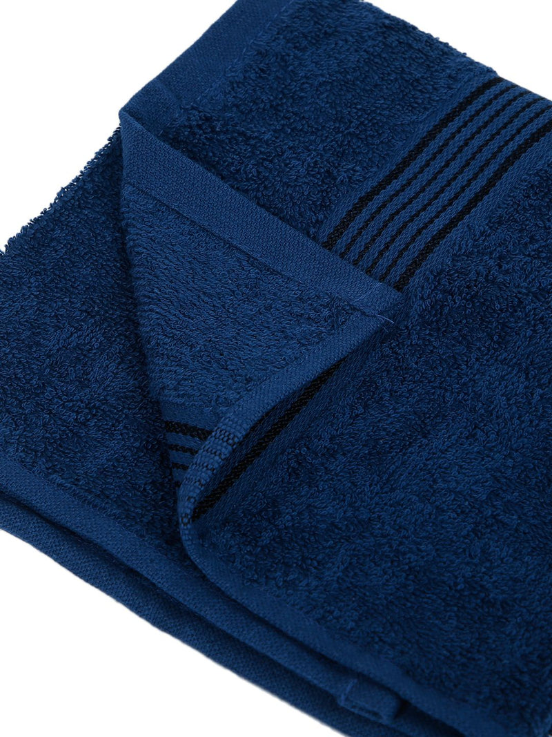 Quick Dry 100% Cotton Soft Terry Towel <small> (solid-navy blue)</small>