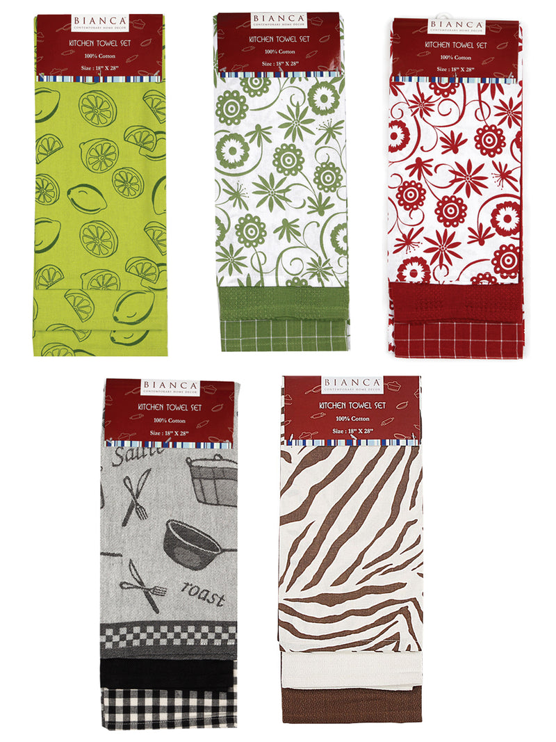 Assorted Designer Cotton Kitchen Cleaning Towel <small> (abstract-assorted)</small>