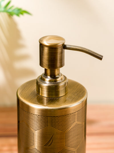 Elegant Stainless Steel Soap Dispenser <small> (waves-silver)</small>