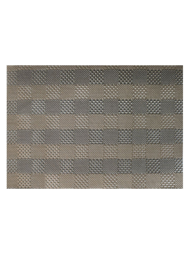 Luxury Woven Pvc Placemat For Dining Table <small> (abstract-black/multi)</small>