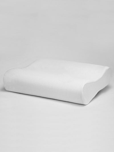 226_Citron Orthopedic Cervical Contour shape Memory Foam Pillow With Bamboo Fabric Removable Zipper Cover_PLW36_1