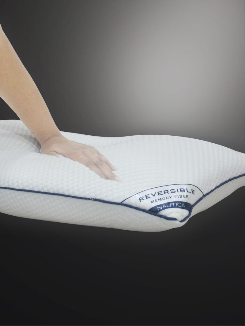 Reversible Multi-Functional 2 In 1 Anti-Microbial Pillow <small> (solid-white)</small>