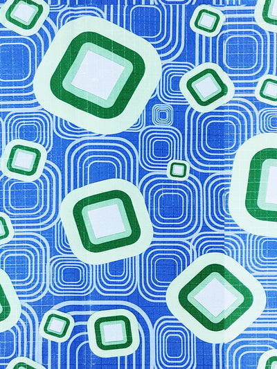 226_Clasic-Clear Vinyl PVC Dining Table Cover Easy to Clean Table Cloth_CLASSIC CLEAR_GEOMATRIC_AQUA/MULTI_20