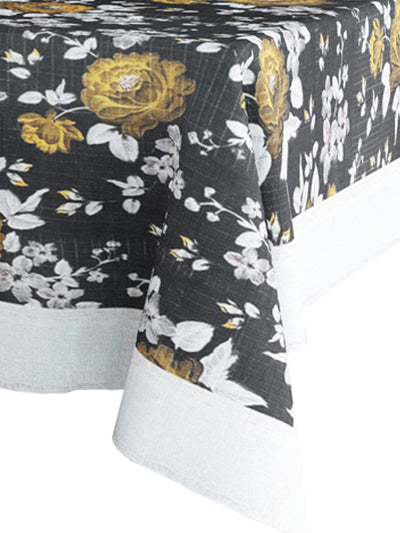 226_Clasic-Clear Vinyl PVC Dining Table Cover Easy to Clean Table Cloth_CLASSIC CLEAR_FLORAL_BLACK/SILVER_18