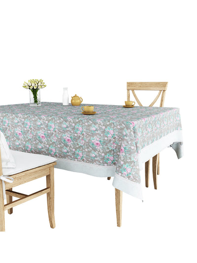226_Clasic-Clear Vinyl PVC Dining Table Cover Easy to Clean Table Cloth_CLASSIC CLEAR_FLORAL_SLATE/MULTI_17