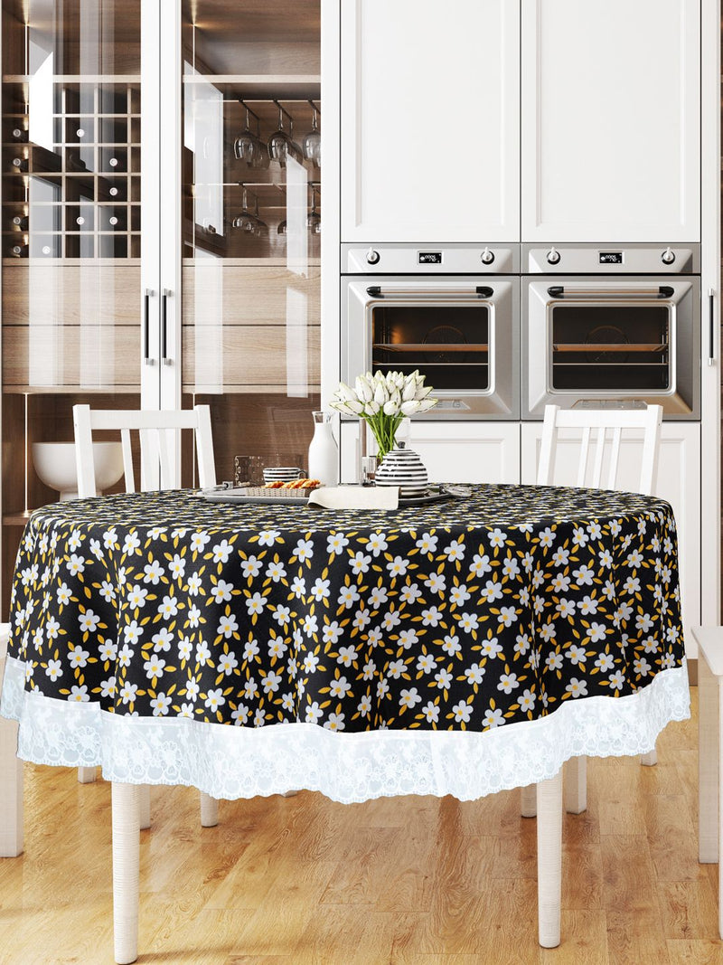 226_Clasic-Clear Vinyl PVC Dining Table Cover Easy to Clean Table Cloth_CLASSIC CLEAR_FLORAL_BLACK/WHITE_21