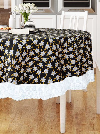 226_Clasic-Clear Vinyl PVC Dining Table Cover Easy to Clean Table Cloth_CLASSIC CLEAR_FLORAL_BLACK/WHITE_22